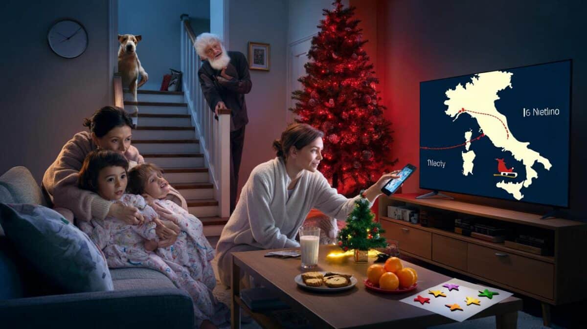 A che ora arriva Babbo Natale? Segui il percorso in diretta per farlo vedere ai bambini.