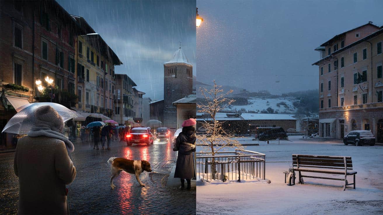 Meteo Vigilia: pioggia o neve? La brutta sorpresa che attende alcune regioni italiane.